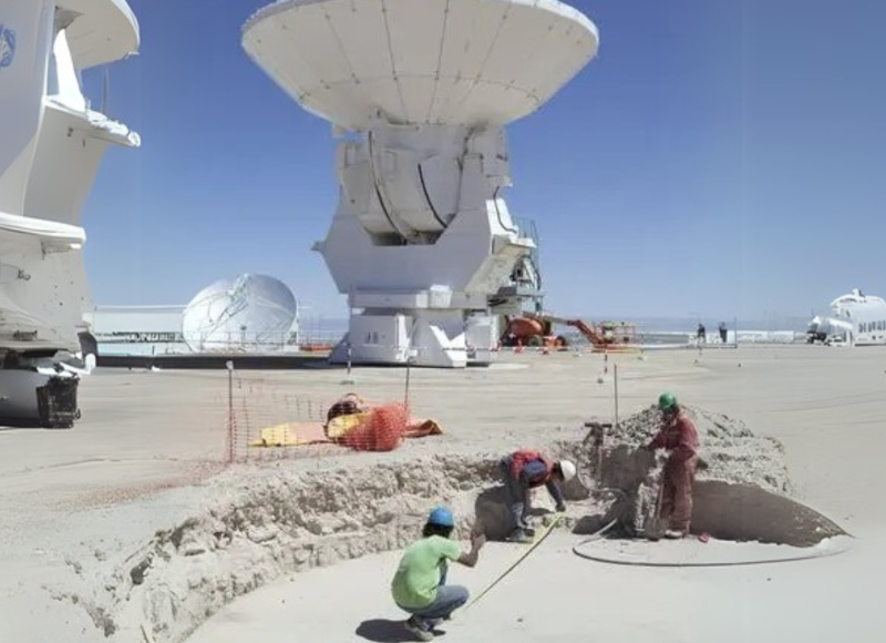 Hormigonado en zonas extremas proyecto alma